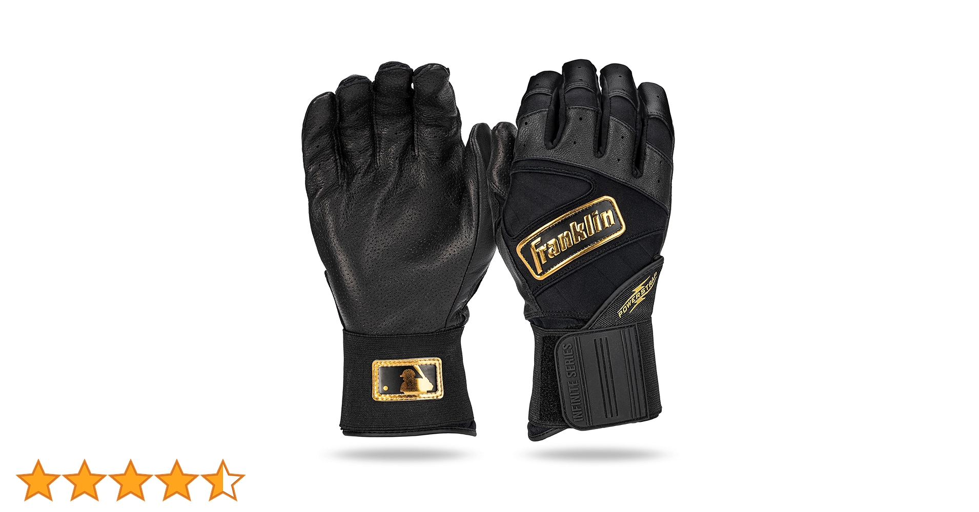 モフリン　ゴールド　moflin Franklin Sports MLB Batting Gloves - Infinite Powerstrap